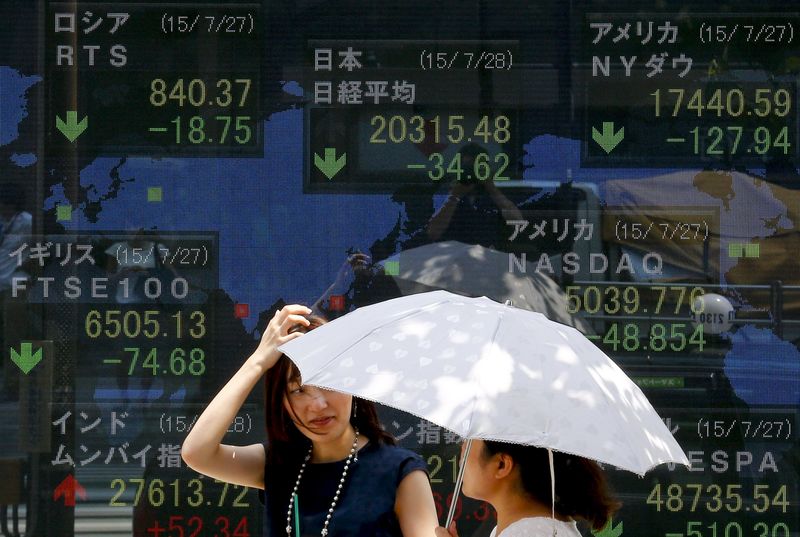 Asia stocks fall as Nvidia rattles tech, but overall losses limited