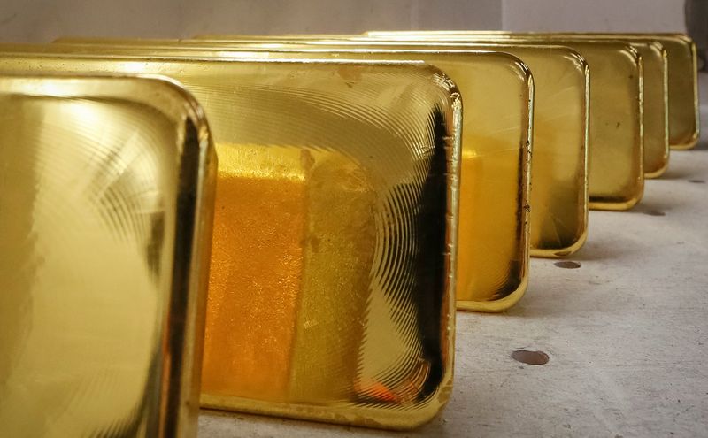 Gold weakens, but rate cut bets, safe haven demand keep prices above $2,500