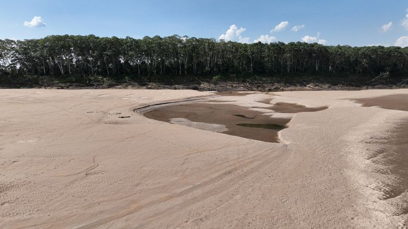 Amazon river levels fall due to lack of rain, hurting navigation