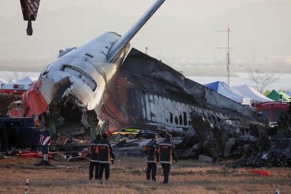 South Korean air crash investigators examine airport embankment, bird strikes as possible factors