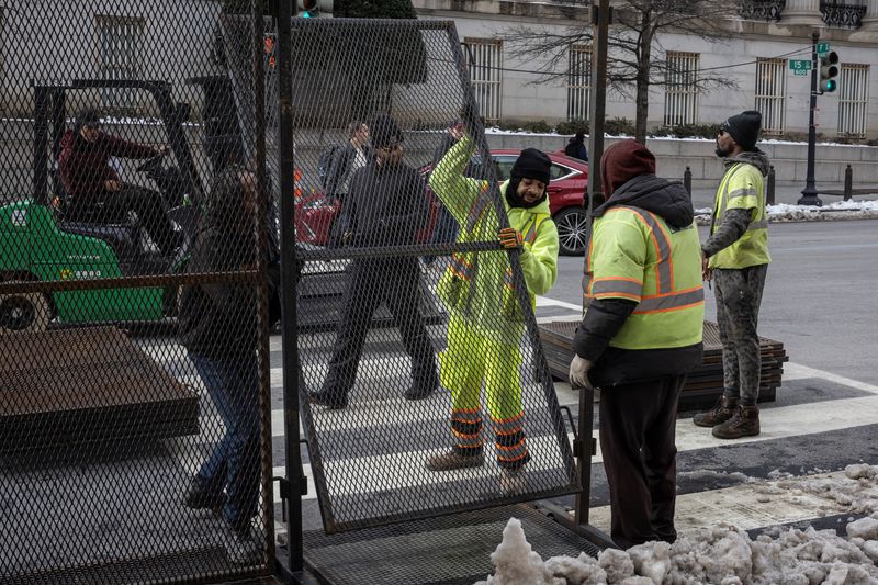 Washington braces for Trump inauguration with fortress-like fencing, extra police